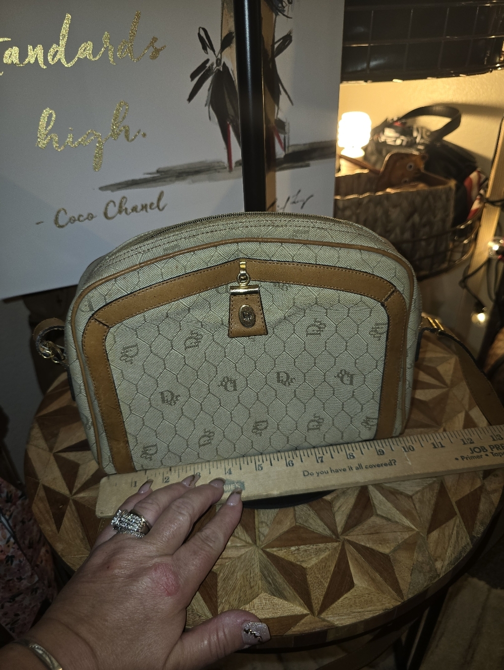 Vintage Christian Dior Honeycomb Bag - Picture 13 of 15